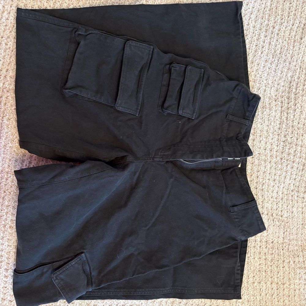 Wilfred Black Utility Jeans with Flap Pockets
